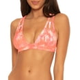 thumbnail image 2 of Becca by Rebecca Virtue Womens Tie-Dye Ribbed Swim Top Separates, 2 of 3