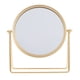 thumbnail image 1 of Espejo de maquillaje giratorio redondo para mesa, escritorio y encimera., 1 of 7
