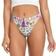 thumbnail image 1 of Balery Peace Love and Dove Flower Power Tangas de Algodón para Mujer con Estampado – Ropa Interior Sexy, Transpirable, G-string-X-Large, 1 of 6