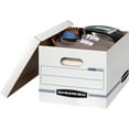 thumbnail image 2 of Bankers Box Letter/Legal Size Storage Boxes, 4 per Carton, White, Small/Large Office - Basic Duty, 2 of 8