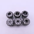 thumbnail image 2 of GOOHOCHY Cnc Spindle Collets 6Pcs High Accuracy Spring Collet Set For Milling Lathe Tool Silver Steel, 2 of 8