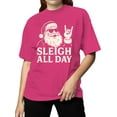 thumbnail image 2 of Santa Cool Sleigh All Day Women's T-shirt, 2 of 3