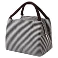 thumbnail image 2 of Kyusrd Lunch Box Insulated Reusable Portable Stripe oxford clothLunch Bag With Zipper and Hand Held Leakproof cooler Bag for Work Lunches Outdoor Picnics Lunch Box for Women Men, 2 of 9