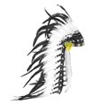 thumbnail image 3 of Diadema de jefe , accesorio para disfraz, decoración del hogar, de plumas artificiales para fiesta, escenario, espectáculo y baile., 3 of 8