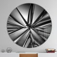 thumbnail image 3 of Designart 'Futuristic Crystal  ' Modern wall clock, 3 of 4