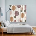 thumbnail image 3 of Abstract Geometric Kitchen Curtains Window Panels, Farmhouse Vintage Polka Dot Red Brown Insulated Window Treatment Curtain, Grommet Curtains for Bedroom/Living Room/Bathroom, 2 Piece 42"Wx63"L, 3 of 8