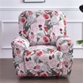 thumbnail image 1 of Housses de Fauteuil Inclinable pour Chaise Électrique avec Poches, Housse Extensible 4 Pcs pour Fauteuils, Protecteur de Meubles pour Salon (Rose Rétro), 1 of 8