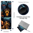 thumbnail image 4 of Dachshund Hot Yoga Towel with Storage Bag, 72.8"x26.8", Suitable for Yoga, Pilates, Fitness, etc. - Yoga Blankets, Yoga Mat Towel, 4 of 6