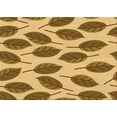 thumbnail image 1 of Ahgly Company Tapis Rectangulaire d'Intérieur Lavable en Machine Jaune Orange Transitionnel, 2 Pieds x 5 Pieds, 1 of 7