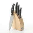 thumbnail image 1 of Oster Granger 5 Piece Cutlery Set W/Halfmoon Natural Wood Block, Full Tang W/Triple Rivets, 1 of 2
