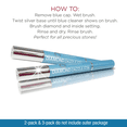 thumbnail image 2 of Connoisseurs Diamond Dazzle Stik Jewelry Cleaning Pen, 0.05 fl oz, 2 Count, 2 of 5