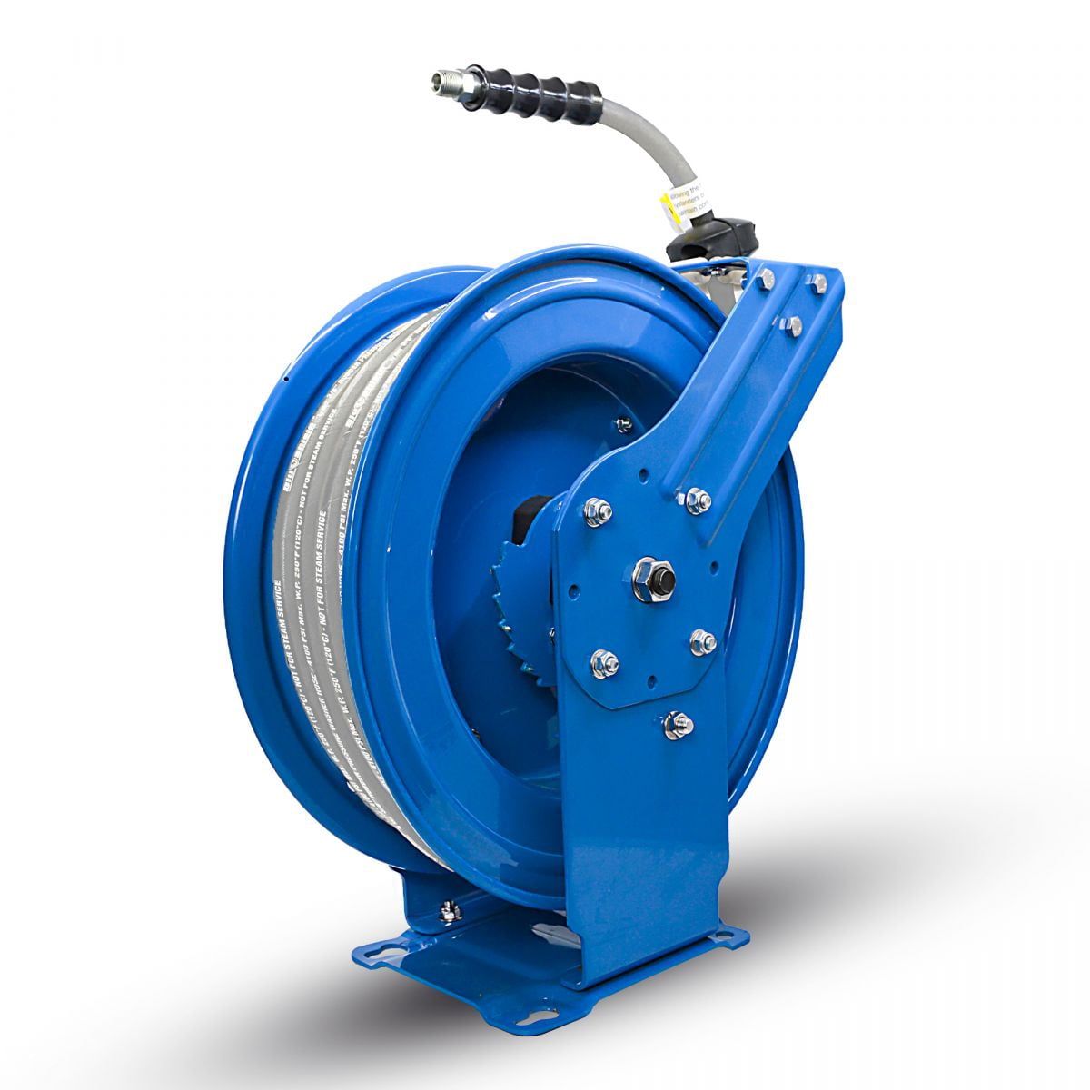 BluBird BluShied 3/8" X 50' Dual Arm Pressure Washer Hose and Reel Assembly