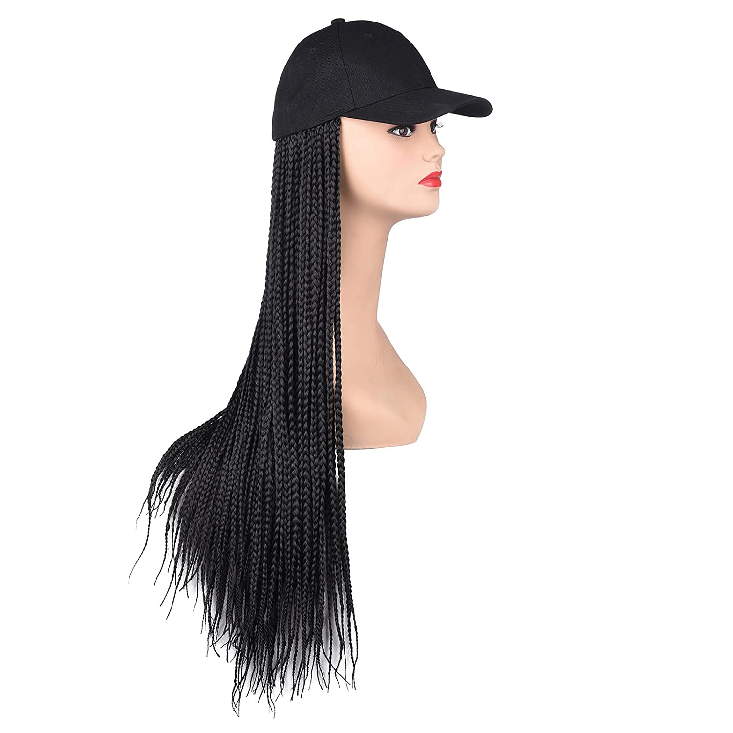 Box braids Synthetic Hair Hat Wig 