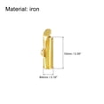 thumbnail image 2 of 200Pack Slide on End Clasps, 10mm Tube Ball Bead Slider Crimp Ends, Gold Tone, 2 of 6
