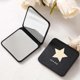 thumbnail image 3 of Compact Travel Makeup Magnifying Mirror Small Portable Folding Mirror with Handheld and Easy to Carry Black-star, 3 of 4