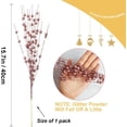 thumbnail image 2 of 30 Pack Artificial Glitter Berry Stem Ornaments, Decorative Bead Sticks, Glittery Twigs, Picks, Branches for Christmas Tree, Small Vase, Holiday, Wedding, Party, 2 of 8