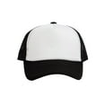 thumbnail image 2 of Top Headwear Youth Unisex Kids Snapback Trucker Cap, Black/White, 2 of 3