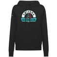 thumbnail image 2 of Women's Levelwear Black Arizona Diamondbacks Adorn Banner Arch Hoodie, 2 of 3