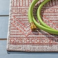thumbnail image 4 of SAFAVIEH Courtyard Altan Geometric Indoor/Outdoor Area Rug, Beige/Rust, 2' x 3'7", 4 of 6