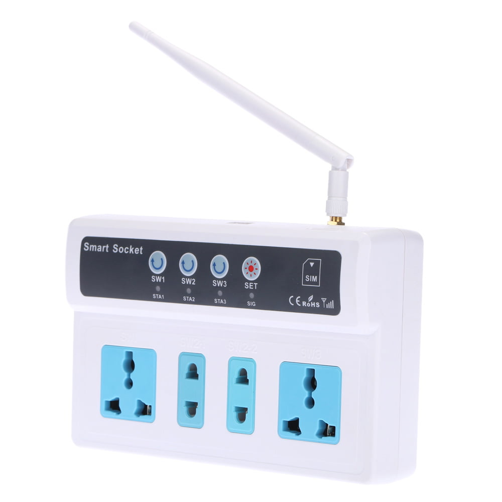 GSM Intelligent Power Socket Call SMS APP Remote Control Switch Pump Router  Electric Appliance Intelligent Sockets 