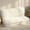 Cream White, variant on HOMCOM Contemporary Bean Bag Floor Sofa Bed, Plush Wide Folding Floor Mattress, Foam Filling Wall Couch Sleeper, Cream White