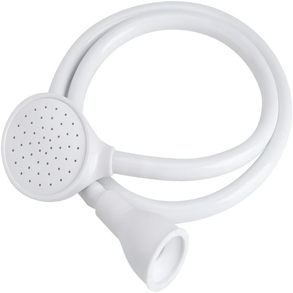 ACDANC Pets Shower Attachment Quick Connect on Tub Spout Front Diverter Dog Wash Hose Attachment Pet Bather Showerhead Washer Ideal for Bathing Child, Washing Pets and Cleaning Tub(single-head)