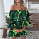 thumbnail image 1 of WILLBEST Vestidos Casuales Vestidos de Verano para Mujer 2022 Playa Sexy Hombros Descubiertos Túnica Casual Suelta Manga Mini Vestido Floral XXXGrande, 1 of 3