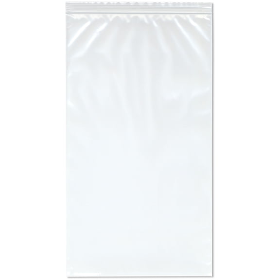Plymor 10" x 18" (Pack of 100), 4 Mil Heavy Duty Zipper Reclosable Plastic Bags