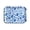Porcelain Floral, variant on Howayme Melamine Plastic Serving Tray, 12.9"x9.6" Large Shatterproof Decorative Food Tray for Restaurant, Parties, Kitchen & Outdoor Use, Checkered Sunflower Pattern