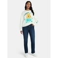 thumbnail image 2 of Winnie the Pooh Women's St. Patrick's Day Graphic Sweatshirt with Long Sleeves, Sizes XXS-XXL, 2 of 5