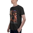 thumbnail image 5 of Cody and Rhodes Men Womens Casual Fashion Cotton Crewneck Short Sleeve T-Shirt Black, 5 of 7