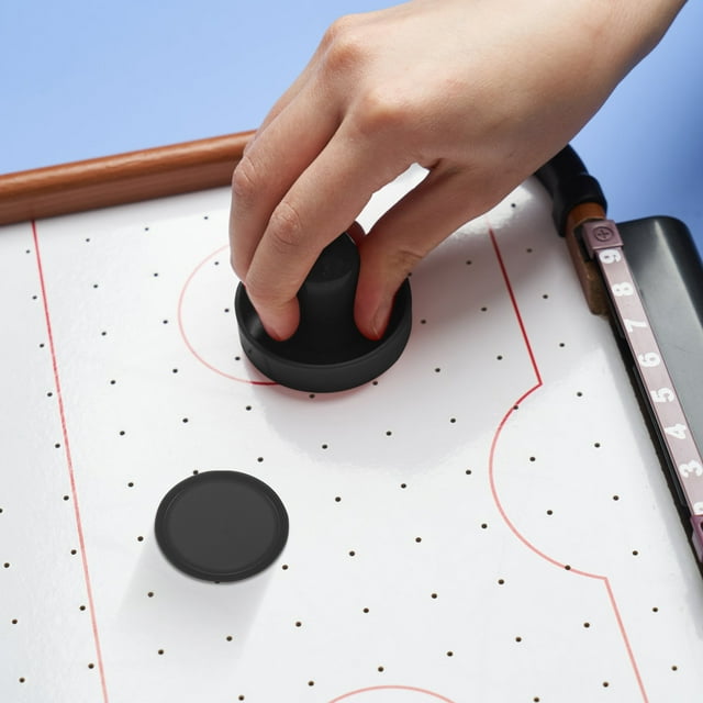 UPOUART 1 Set Air Hockey Replacement Pushers Kit for Improved Game Enjoyment Sturdy Fiberboard for Game Rooms