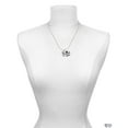 thumbnail image 2 of Delight Jewelry Silver-tone Pink & Purple Butterfly Locket - Silvertone Senior Class of 2026 Dome Necklace, 18", 2 of 5