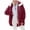 Wine, variant on Admvng Womens Winter Coats Solid Color Zipper Pocket Hooded Ear Loose Jacket Long Sleeved Hooded Casual Winter Coats for Women S-2XL