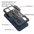 thumbnail image 3 of Allytech OnePlus Nord N200 5G Case 2021, Rugged Military Grade Protective Shockproof Build-in Kickstand Back Clamp Anti-scratch Case Cover Shell for OnePlus Nord N200 5G - Blue, 3 of 7