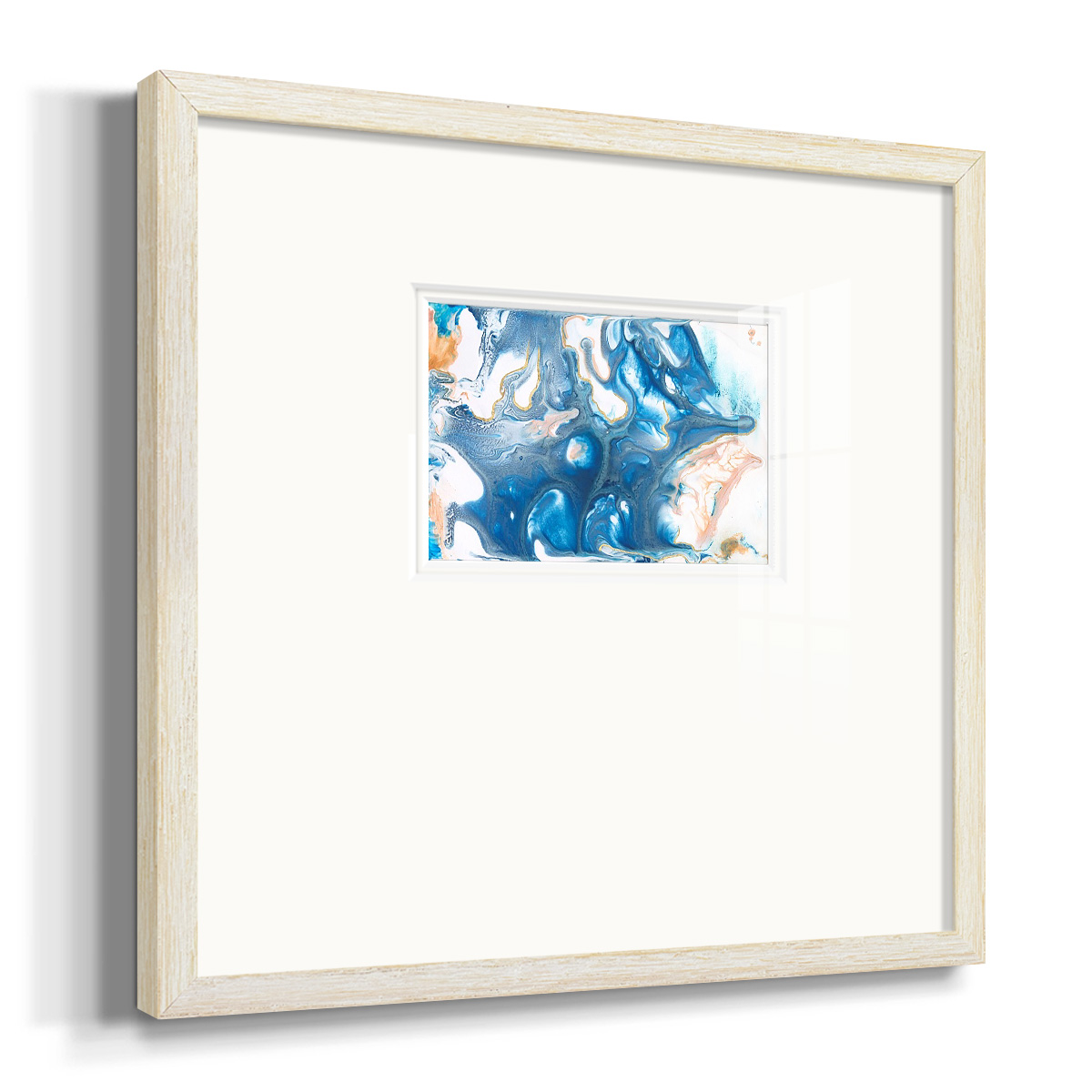 Dancing Blue IIPremium Framed Print