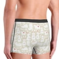 thumbnail image 3 of Uemuo White Rabbit Pattern Men's Boxer Briefs,Trunk Anti-Chafing,Comfortable, Durable, and Stylish Underwear-Large, 3 of 9
