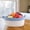 Light Blue, variant on RKZDSR Woven Cotton Rope Fabric Basket - Ideal for Organization and Storage, Small Laundry Basket for Desktop Storage and Living Room Clutter