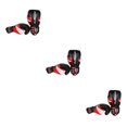 thumbnail image 1 of Sonducket Hombres Mujeres Guantes de entrenamiento de boxeo Sparring Kickboxing GYM Punching 12oz Negro Type1 NO1, 1 of 1