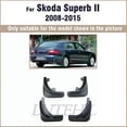 thumbnail image 1 of Exquisite Mud Flaps For Skoda Superb 2 2008- 2015 2009 2010 2011 2012 Mudflaps Splash Guards Mud Flap Mudguards Fender Front Rear Styling, 1 of 5