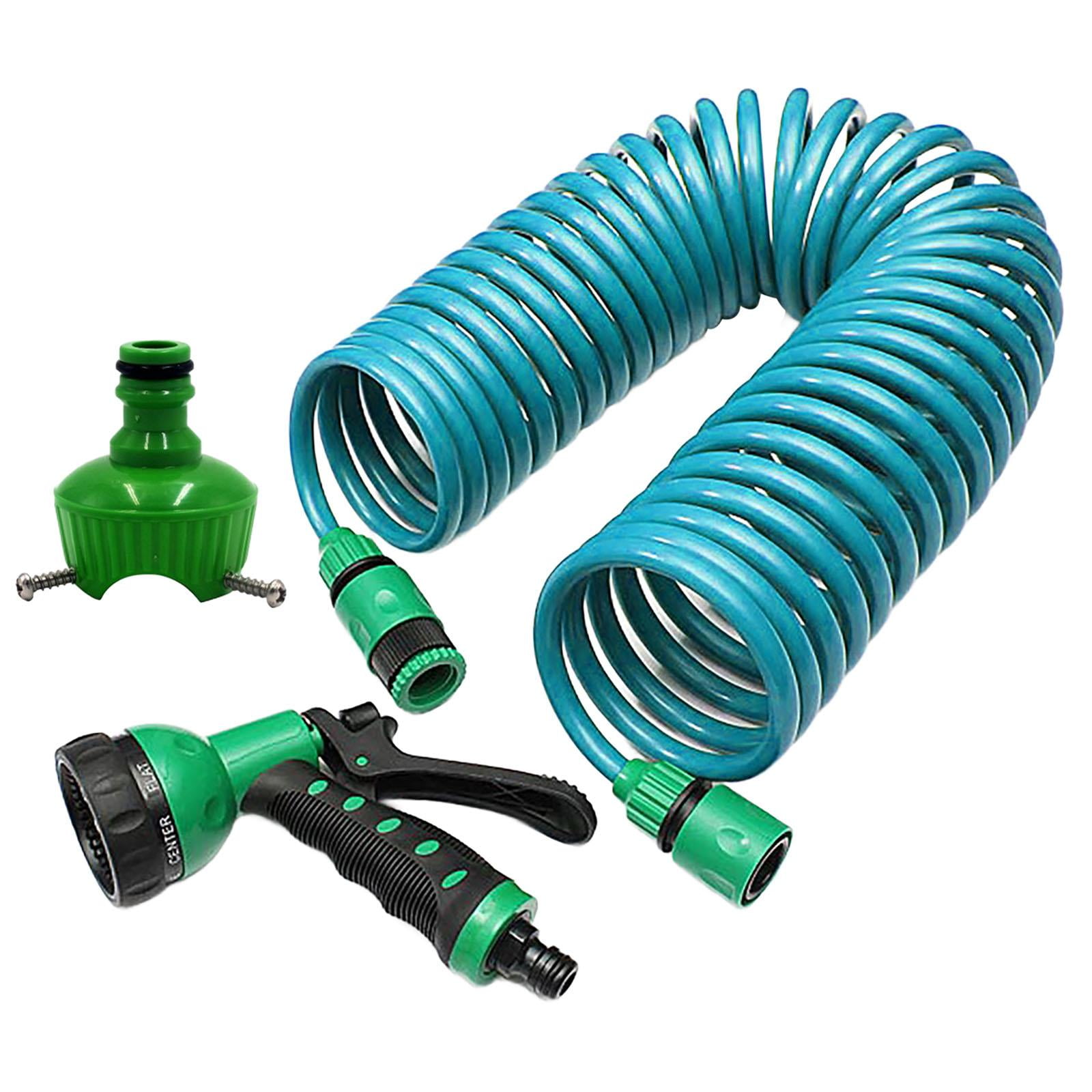 Nishiyuenyi Garden Hose Nozzle, Heavy Duty, Sprinkler High Pressure Hand Sprayer, for Lawn 15M