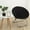 Black, variant on Soft Saucer Chair Slipcover, Removable Polyester Moon Chair Cover, for Living Room Adults - Black