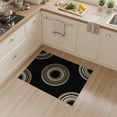 thumbnail image 2 of ODIKA Alfombras Curved Details Para Habitacion Alfombra Bedside Yellow for Bedroom, Nursery, Pet Friendly & Kids Safe, 2 of 7