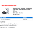 thumbnail image 2 of Accessory Belt Tensioner - Compatible with 1994 - 1997 GMC Sonoma 2.2L 4-Cylinder 1995 1996, 2 of 2