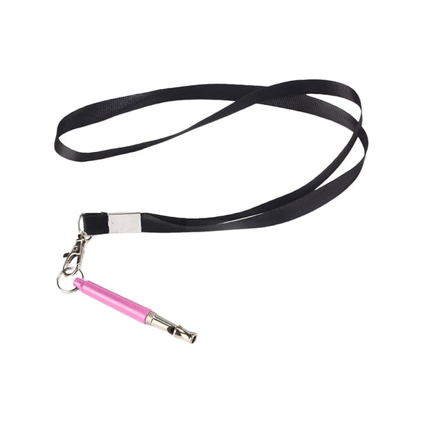 Silbato para perros para evitar los ladridos. Herramienta de adiestramiento ajustable. Control silencioso para perros. 1 cordón con paquete de 1 unidad de silbato para mascotas