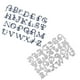 thumbnail image 2 of Troqueles letras para scrapbooking, corte para plantillas metálicas, alfabeto grande, DIY, cocina, comedor y bar, 2 of 3