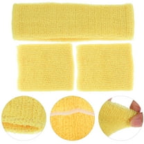ROSENICE 1Set Sweatband Athletes In Yellow 7.1X3.1X0.6In