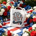 thumbnail image 2 of Eliaeconx Patriotic Tote Bag, USA 250th Anniversary Canvas Shoulder Bag, Reusable Grocery Bag for 4th of July, Independence Day Gift for Men Women, 2 of 8