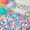 thumbnail image 4 of BAELLERT 100Pcs Ocean Ball Pit Balls Safe Star Balls for Playrooms Sensory Perception Toys Coordination Training Balls for Kids Bounce House Accessories, 4 of 8
