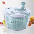 thumbnail image 3 of Kitchen Salad Spinner-Manual Lettuce Spinner with Secure Lid Lock & Handle - Easy to Use Salad Spinners with Bowl, 3 of 6